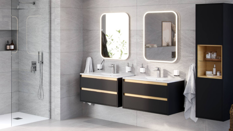 Excellent As umywalka meblowa 81x46,5 cm biały połysk CEEX.3617.800.WH