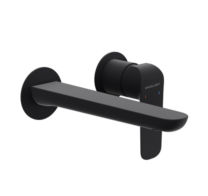 Excellent Clever 2.0 bateria umywalkowa podtynkowa czarny soft AREX.4114BS