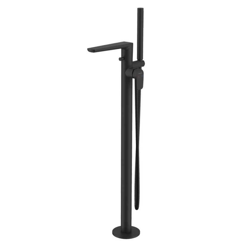 Excellent Clever 2.0 bateria wannowa wolnostojąca czarny soft AREX.4155BS