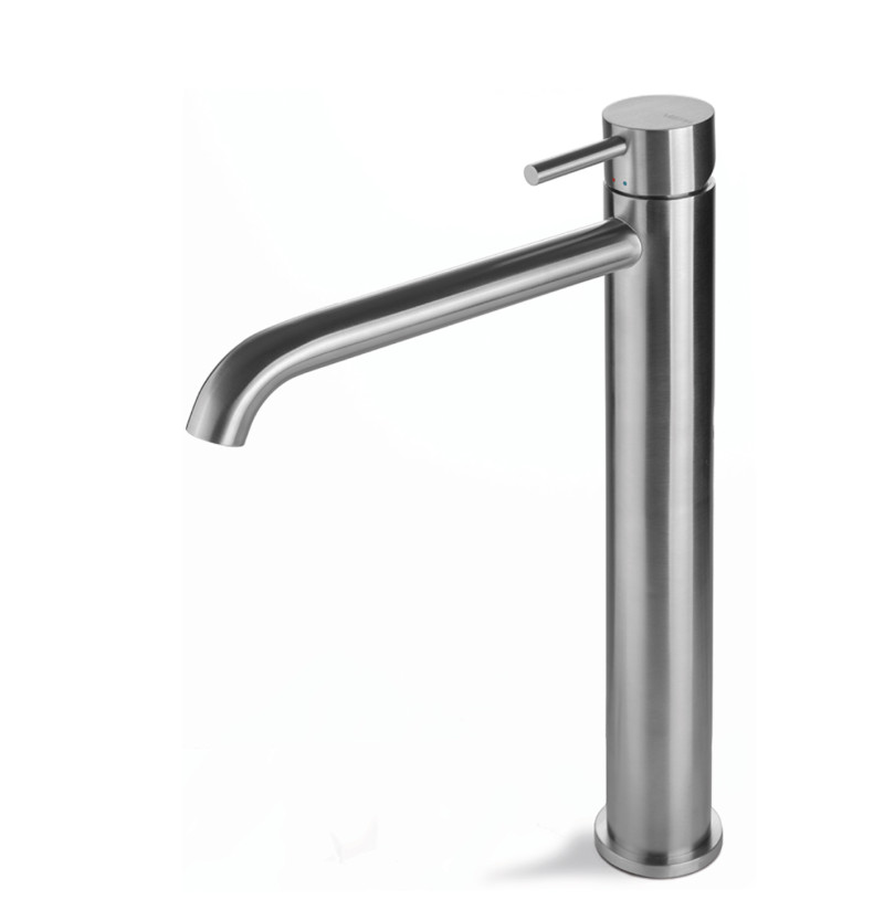 Vema Tiber Steel bateria umywalkowa wysoka stal nierdzewna inox V17021