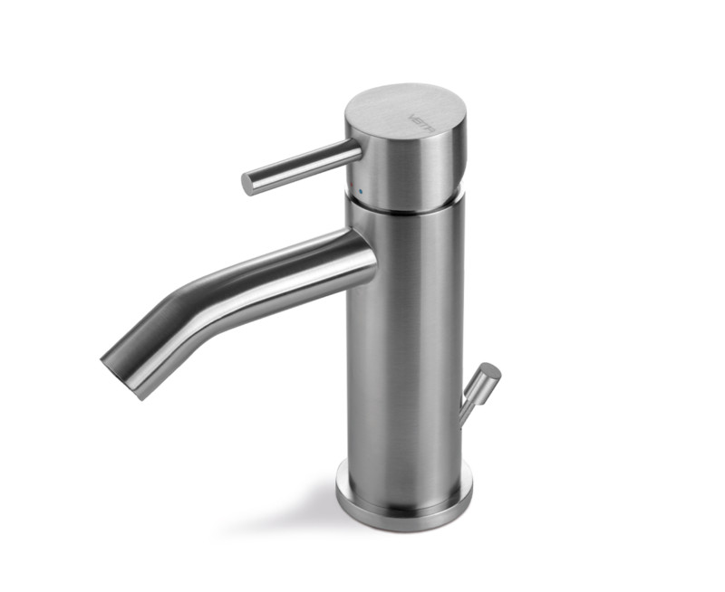 Vema Tiber Steel bateria bidetowa stal nierdzewna inox V17017