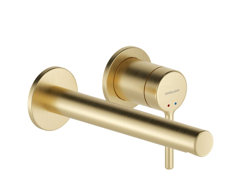 Excellent Pi bateria umywalkowa podtynkowa 188 mm złoty szczotkowany AREX.1214GB