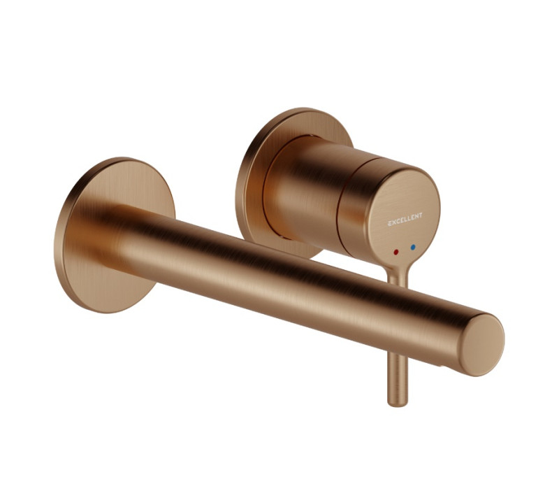 Excellent Pi bateria umywalkowa podtynkowa 188 mm miedziany szczotkowany AREX.1214CB