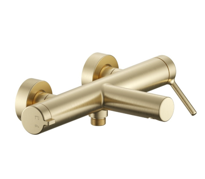 Excellent Pi bateria wannowa ścienna złoty szczotkowany AREX.1205GB