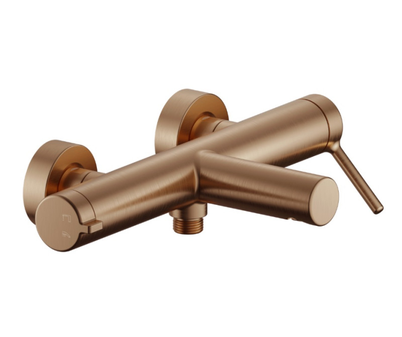 Excellent Pi bateria wannowa ścienna miedziany szczotkowany AREX.1205CB