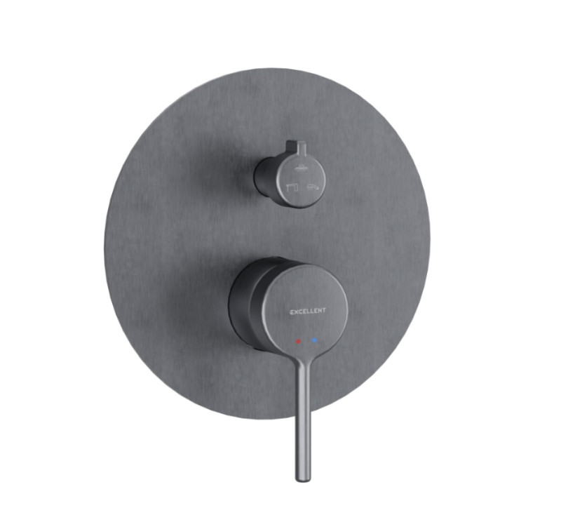 Excellent Pi podtynkowa bateria 3-drożna grafit szczotkowany AREX.1247AB