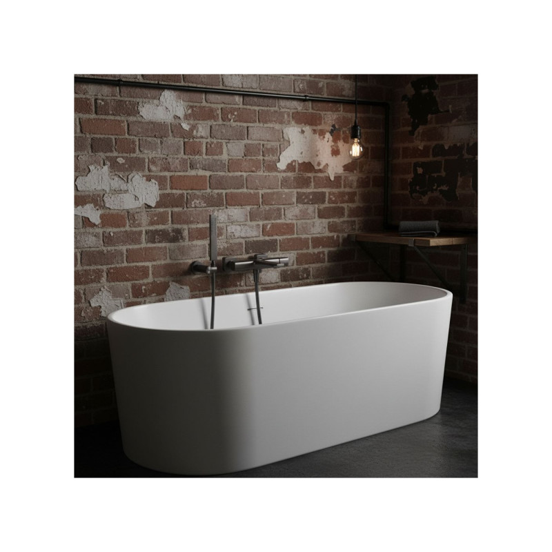 Laveo Tores bateria wannowa z zestawem natryskowym, grafit  BVT_911D