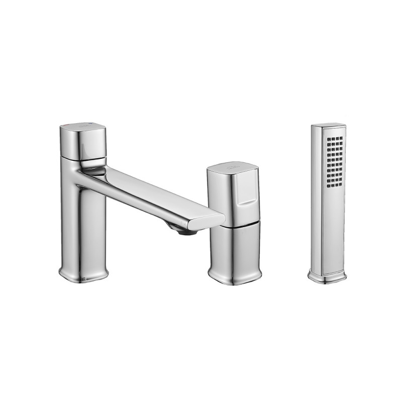 Laveo Tores bateria wannowa 3-otworowa, chrom połysk  BVT_013D