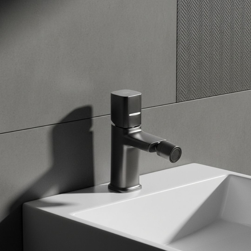 Laveo Tores bateria bidetowa grafit BVT_932D