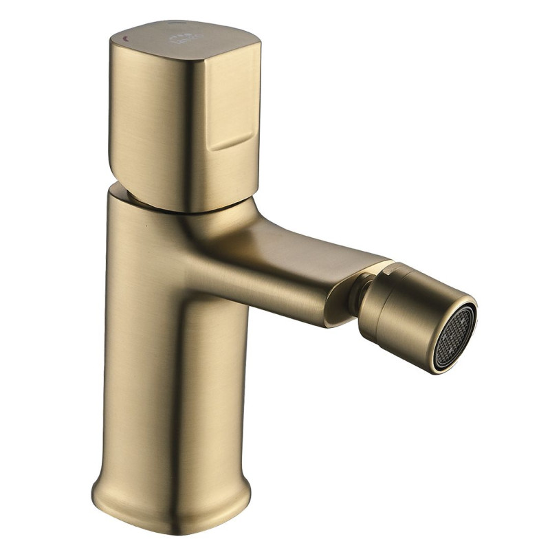 Laveo Tores bateria bidetowa, powłoka PVD złoty szczotkowany BVT_G32D