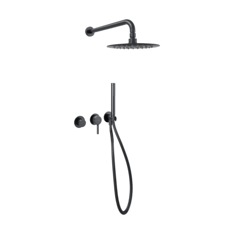 Excellent Pi kompletny zestaw prysznicowy podtynkowy grafit szczotkowany AREX.1244.K.03AB