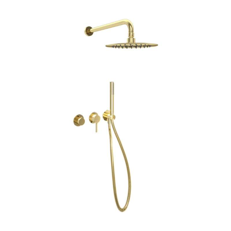 Excellent Pi kompletny zestaw prysznicowy podtynkowy złoty połysk AREX.1244.K.03GL