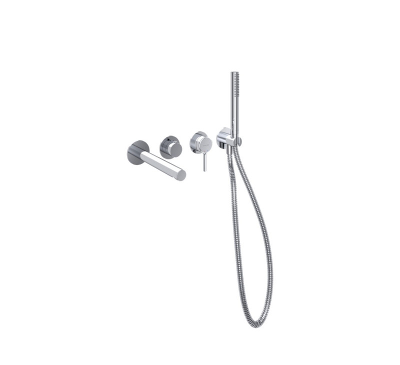 Excellent Pi kompletny zestaw wannowy podtynkowy z wylewką chrom połysk AREX.1244.K.01CR