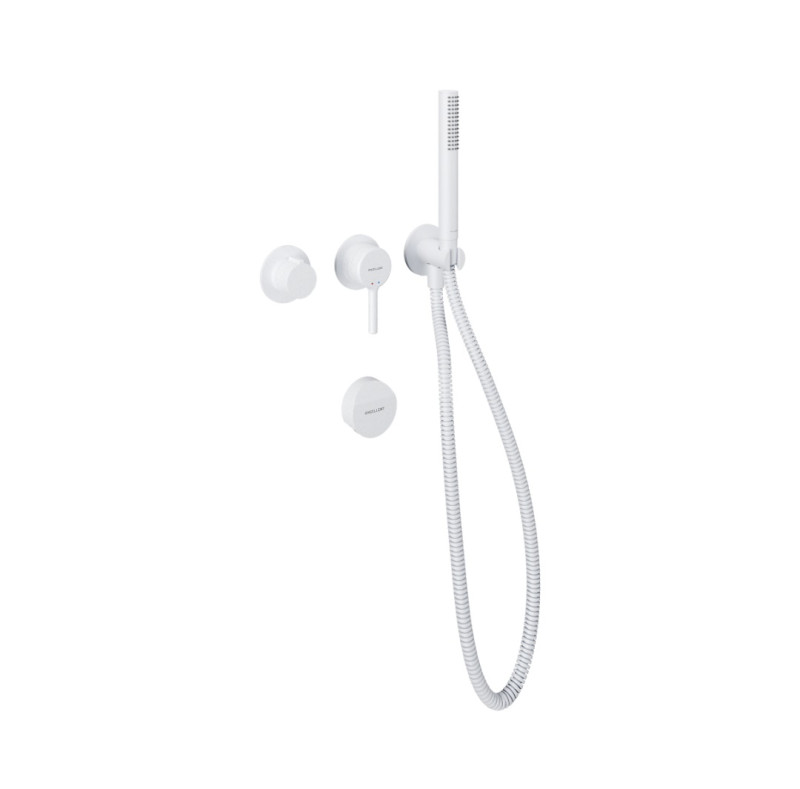 Excellent Delta Pi kompletny zestaw wannowy podtynkowy z napełnianiem przez przelew biały mat AREX.1244.K.07WH