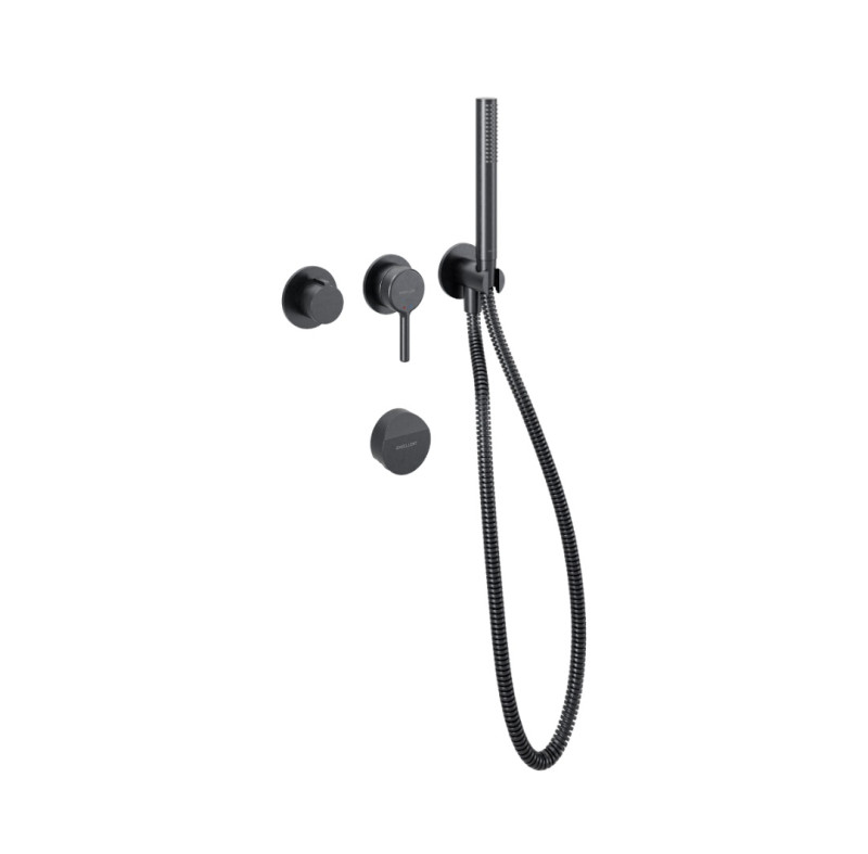 Excellent Delta Pi kompletny zestaw wannowy podtynkowy z napełnianiem przez przelew grafit szczotkowany AREX.1244.K.07AB