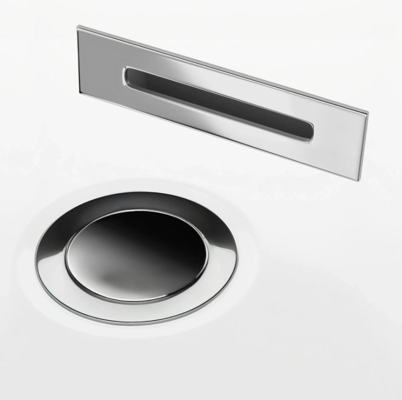 Corsan Mono wanna wolnostojąca przyścienna 160x75 biała + syfon chrom E030LCH