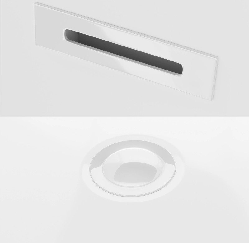 Corsan Mono wanna wolnostojąca przyścienna 160x75 biała + syfon biały E030LWH