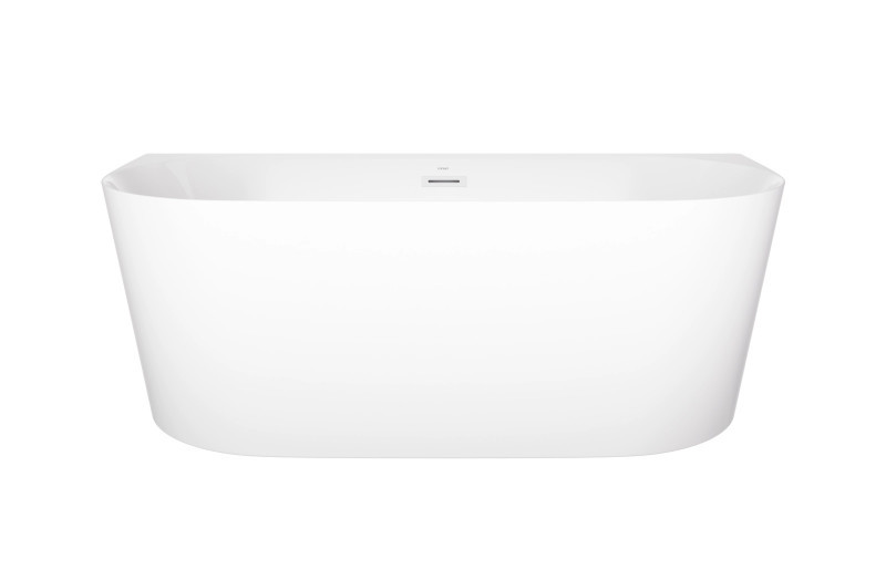 Corsan Mono E029 Slim wanna wolnostojąca przyścienna 170x75 biała + syfon biały E029XLSWH