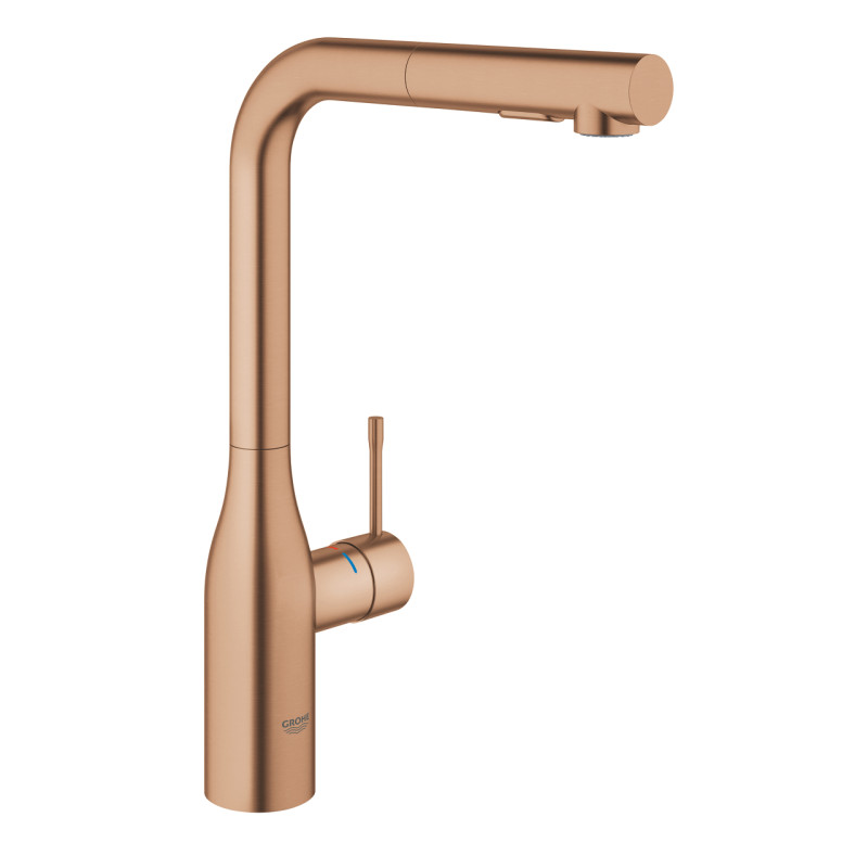 Grohe Essence bateria zlewozmywakowa z wyciąganą wylewką brushed warm sunset 30504DL0