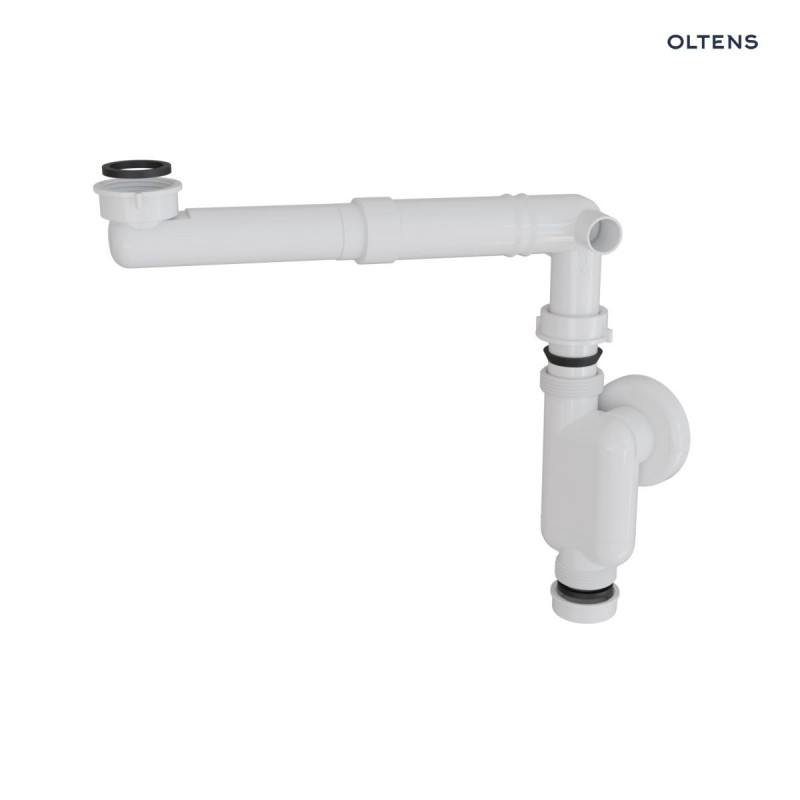Oltens Jens syfon umywalkowy teleskopowy oszczędzający miejsce biały 02102000