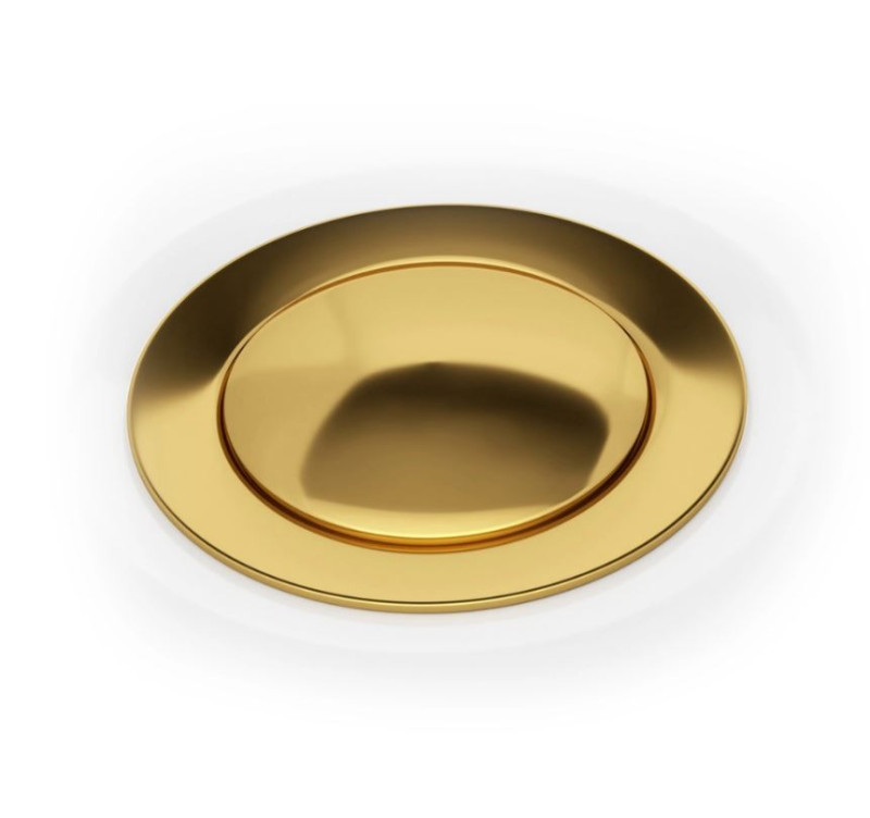 Corsan Mono V029 Slim wanna wolnostojąca przyścienna 160x75 biała + syfon złoty V029LSGL