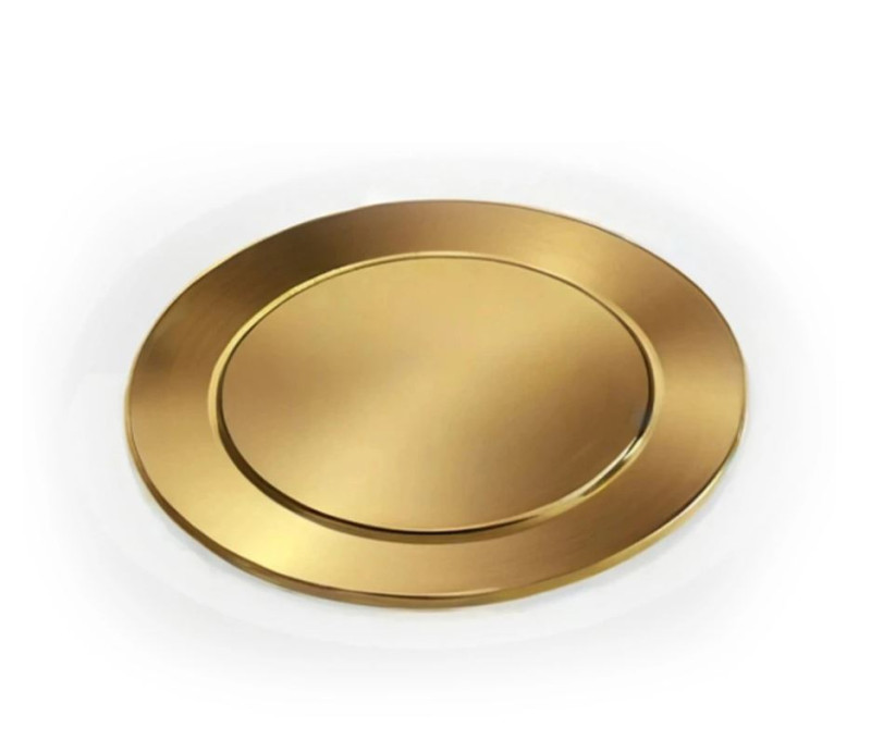 Corsan Mono V029 Slim wanna wolnostojąca przyścienna 170x75 biała + syfon złoty szczotkowany V029XLSBGL