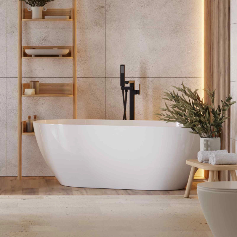 Corsan Olvena wanna wolnostojąca akrylowa 150x75 biała E041MCH