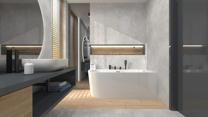 Corsan Intero E-240M wanna wolnostojąca przyścienna prawa 150x74 biała + syfon chrom E240MPCH