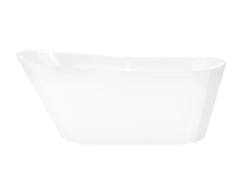 Corsan Estella wanna wolnostojąca 160x74 + syfon chrom akryl biały E302LCH