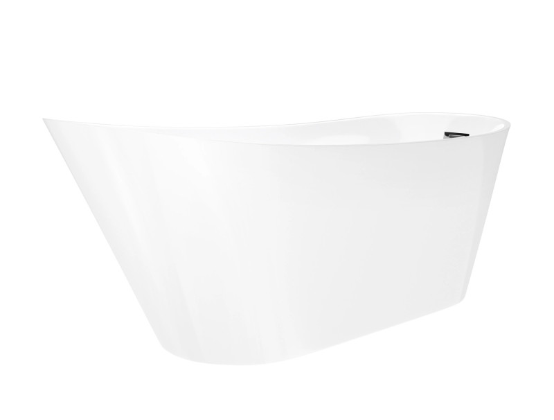 Corsan Estella wanna wolnostojąca 160x74 + syfon chrom akryl biały E302LCH