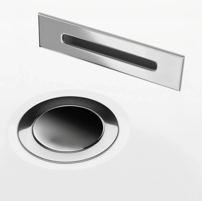 Corsan Estella wanna wolnostojąca 160x74 + syfon chrom akryl biały E302LCH