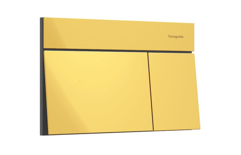 Hansgrohe iFrame Element E przycisk spłukujący WC złoty optyczny polerowany 66003990