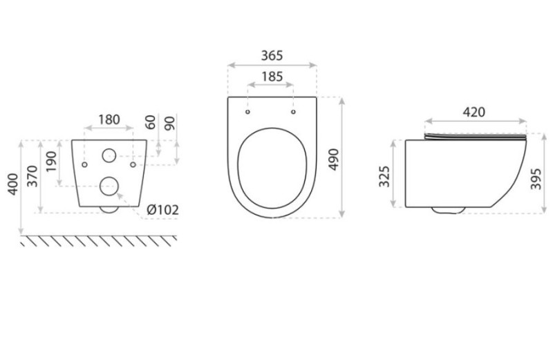 Lavita Sinto 3.0 muszla WC wisząca 49 cm + deska wolnoopadająca biały 5900378356752