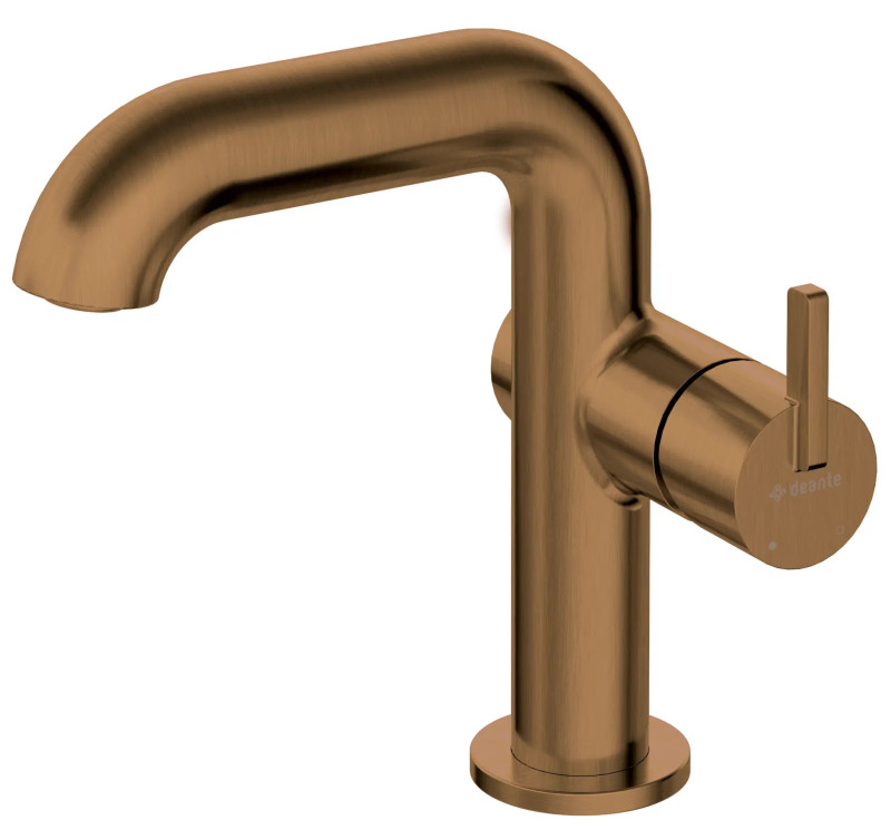 Deante Silia bateria umywalkowa brąz szczotkowany BQS_C24M