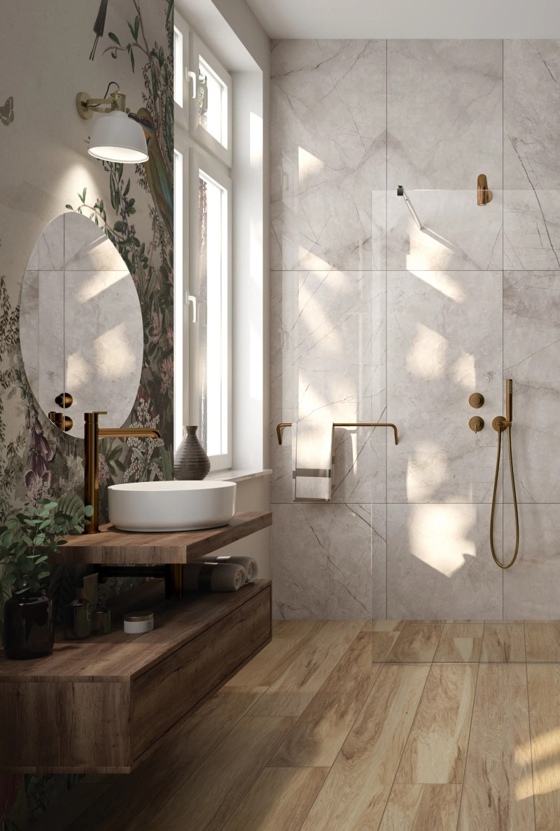 Deante Silia słuchawka prysznicowa 1-funkcyjna brąz szczotkowany NQS_C51S