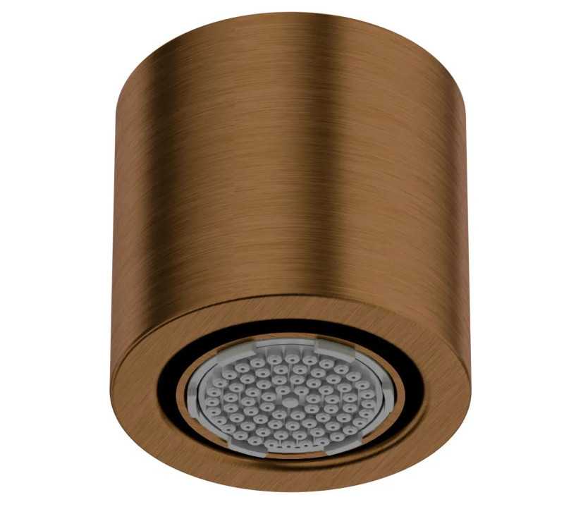 Deante Silia deszczownica głowica prysznicowa 1-funkcyjna brąz szczotkowany NQS_C30K