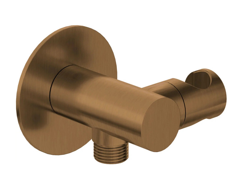 Deante Silia przyłącze kątowe z uchwytem brąz szczotkowany NQS_C57K