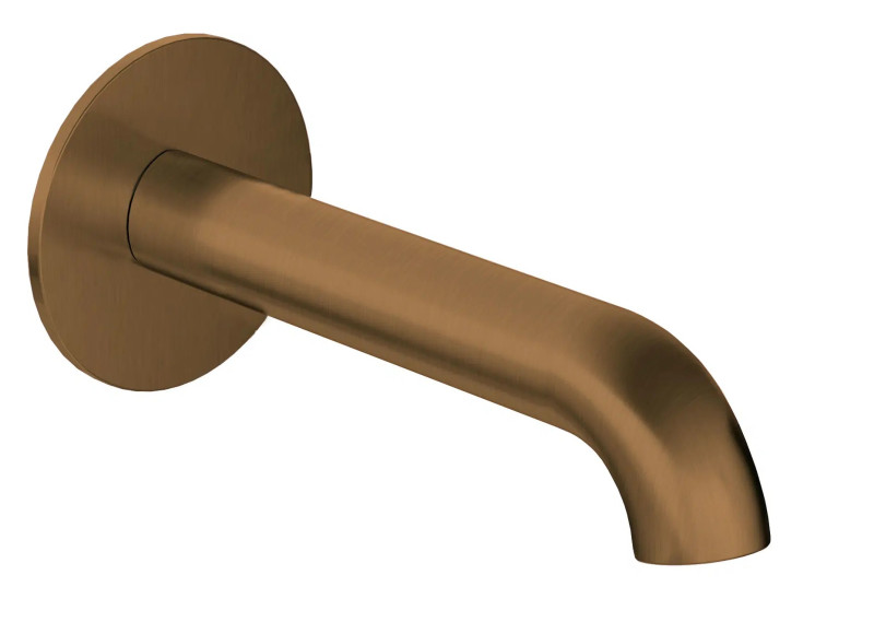 Deante Silia bateria wylewka wannowa 160 mm brąz szczotkowany NQS_C80K