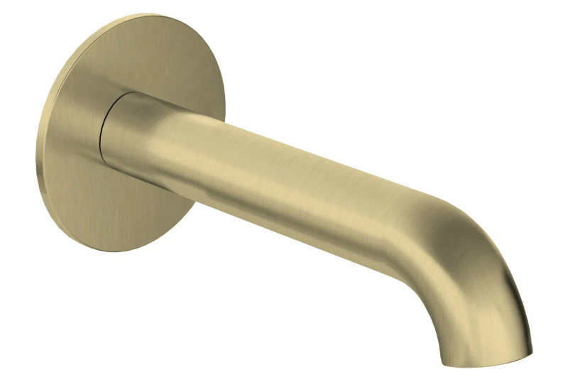 Deante Silia bateria wylewka wannowa 160 mm złoty szczotkowany NQS_R80K