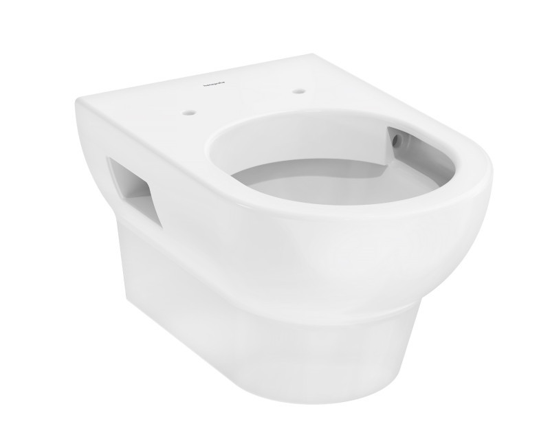 Hansgrohe GladeLake S muszla wisząca WC 540 bezkołnierzowa AquaChannel Flush + deska wolnoopadająca biały 60106450 + 60112450