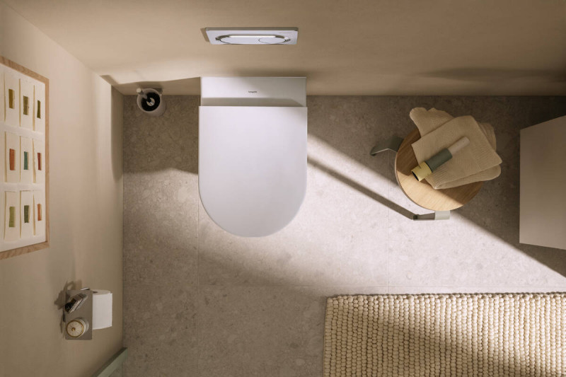 Hansgrohe GladeLake S muszla wisząca WC 540 bezkołnierzowa AquaChannel Flush + deska wolnoopadająca biały 60106450 + 60112450