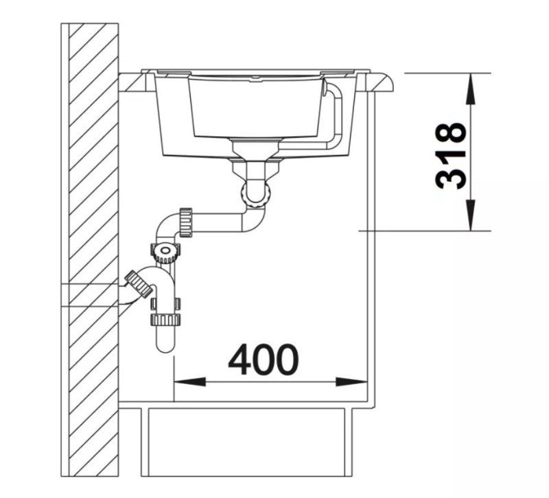 Blanco Metra 6 S Silgranit zlewozmywak granitowy 1,5 komory bez korkam kolor tartufo 517355