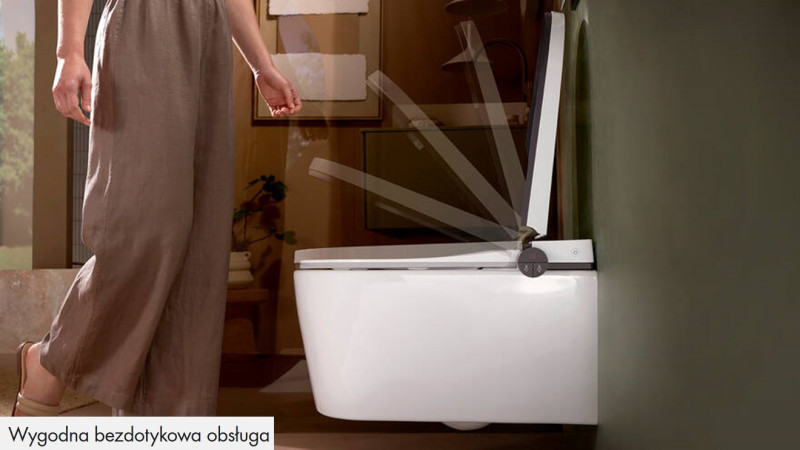 Hansgrohe LavaPura Element S Miska wisząca WC z funkcją bidetu AquaHelix Flush, SmartClean, HygieneEffect 63021450