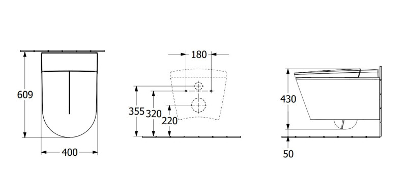 Villeroy&Boch Tivo muszla wisząca z funkcją bidetu biały Weiss Alpin V22EM101