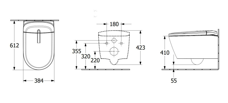 Villeroy&Boch Supreo TwistFlush muszla wisząca z funkcją bidetu biały Weiss Alpin CeramicPlus V16EN2R1