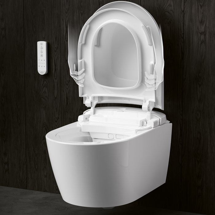 Villeroy&Boch Supreo TwistFlush muszla wisząca z funkcją bidetu biały Weiss Alpin CeramicPlus V16EN2R1