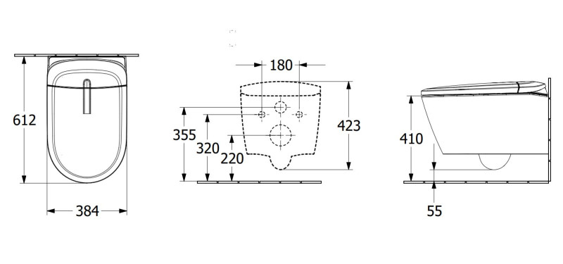 Villeroy&Boch Select Supreo TwistFlush muszla wisząca z funkcją bidetu biały Weiss Alpin CeramicPlus V16EN3R1
