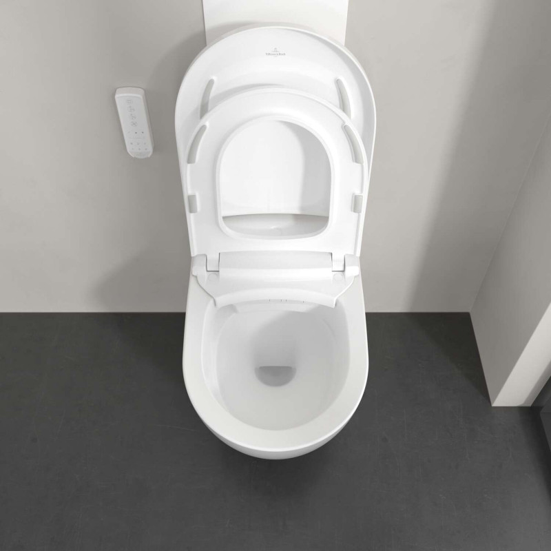Villeroy&Boch Select Supreo TwistFlush muszla wisząca z funkcją bidetu biały Weiss Alpin CeramicPlus V16EN3R1