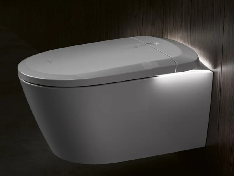 Villeroy&Boch Select Supreo TwistFlush muszla wisząca z funkcją bidetu biały Weiss Alpin CeramicPlus V16EN3R1