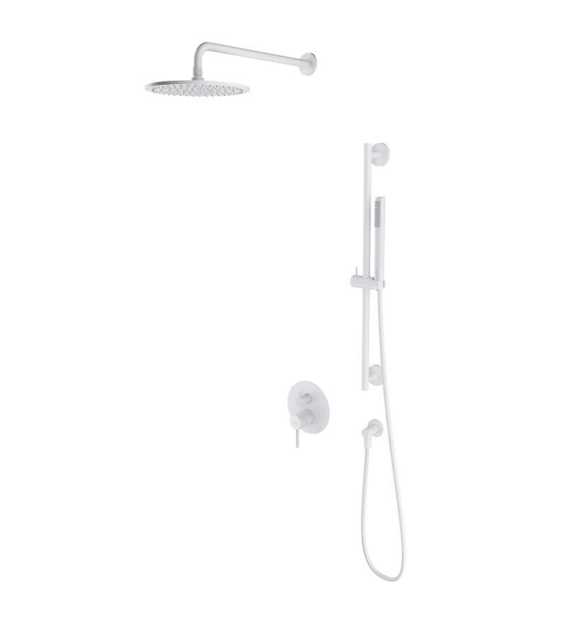 Omnires Y kompletny system podtynkowy biały mat SYSY47WM